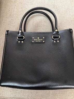 Kate Spade Black Leather Wellesley Quinn Bag